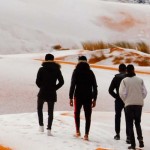 Fenomena alam langka, Gurun Sahara yang terkenal panas dan gersang diselimuti salju-1642579617