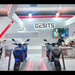 Motor listrik Gesits Raya pada ajang IIMS 2023. (ANTARA/HO)-1679539886
