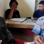 Para siswa Sekolah Dasar SDN Sukamulya 02 Kelas Jauh, antusias mengikuti Ujian Nasional.-1684153578