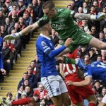 Selebrasi pemain Everton usai kalahkan Liverpool-1713995803