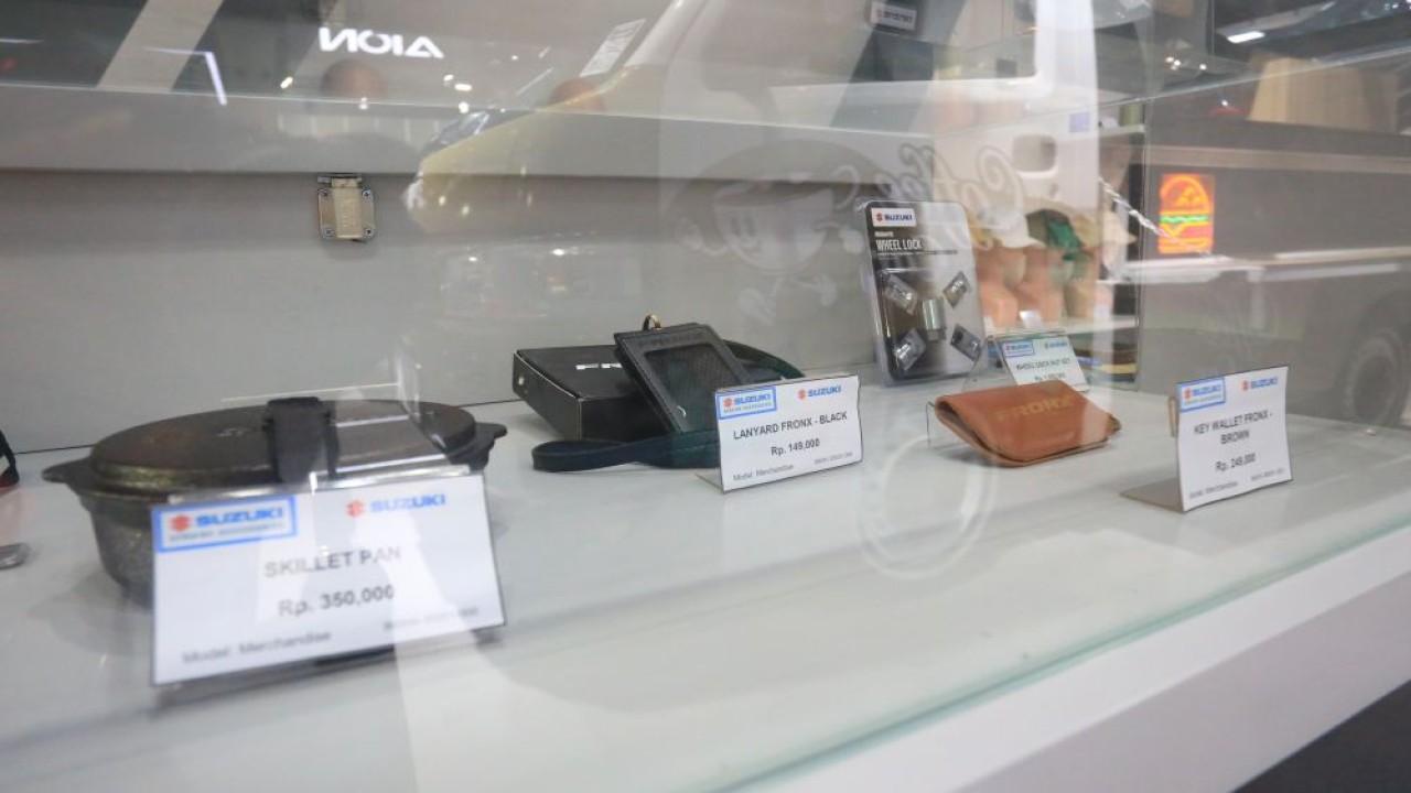 Spare Part & Accessories Suzuki di IIMS 2026. (Foto: Dok/Istimewa/SIS)