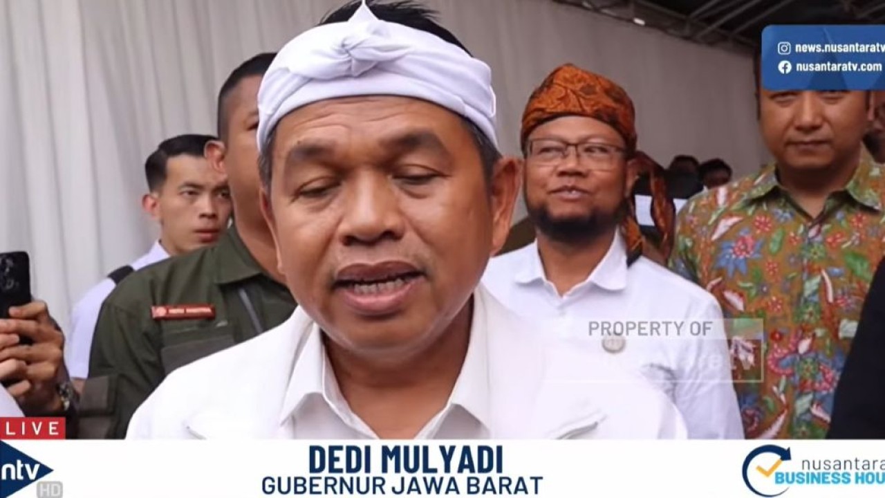 Gubernur Jawa Barat, Dedi Mulyadi.