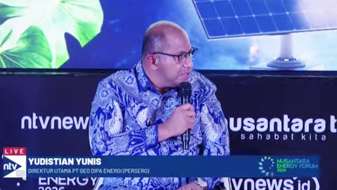 Yudistian Yunis, Direktur Utama PT Geodipa Energi (Persero). (Foto: Tangkap layar Youtube Nusantara TV: @NusantaraTVOfficial)