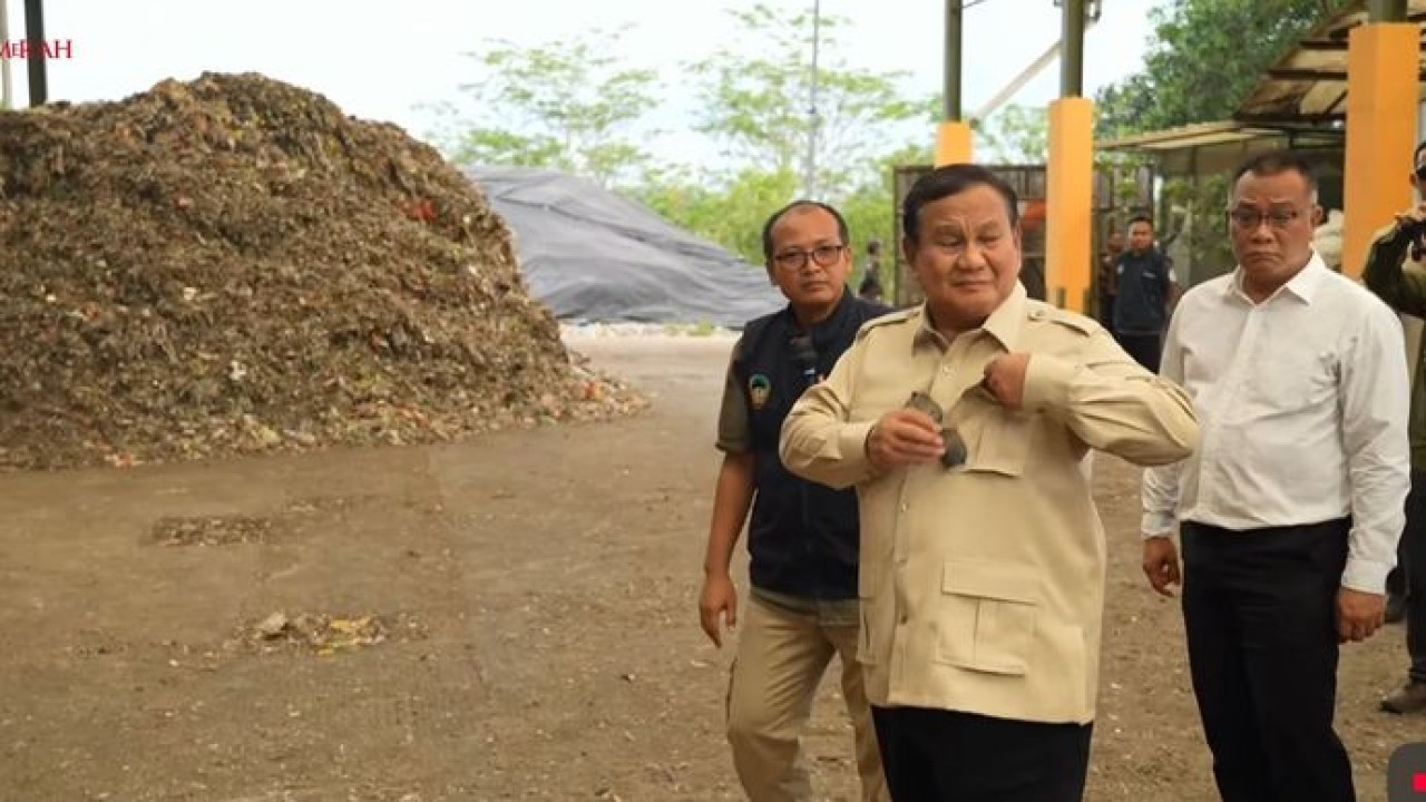 Prabowo Subianto tinjau TPST BLE Banyumas (Istimewa)