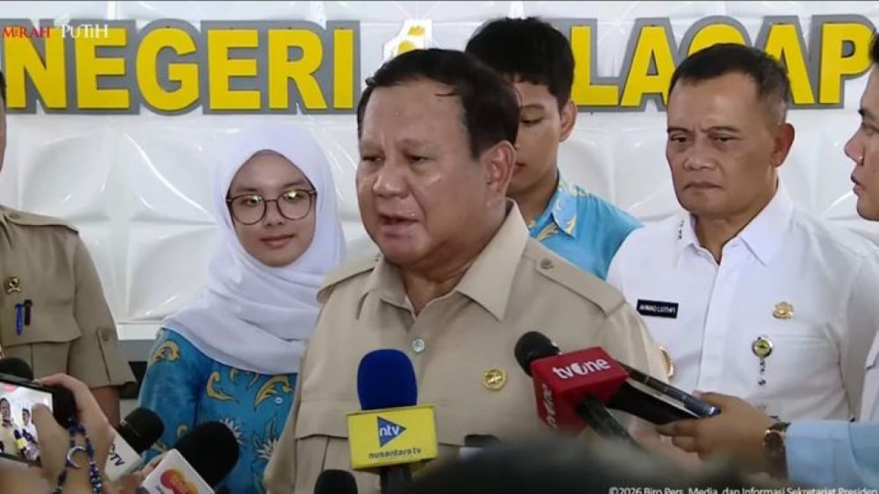 Prabowo Subianto di Cilacap (Istimewa)