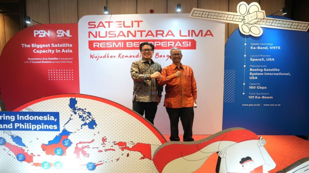 Sinar Mas meresmikan operasional Satelit Nusantara Lima (N5) di Jakarta, Senin (11/5/2026). (Foto: Dok/Istimewa)