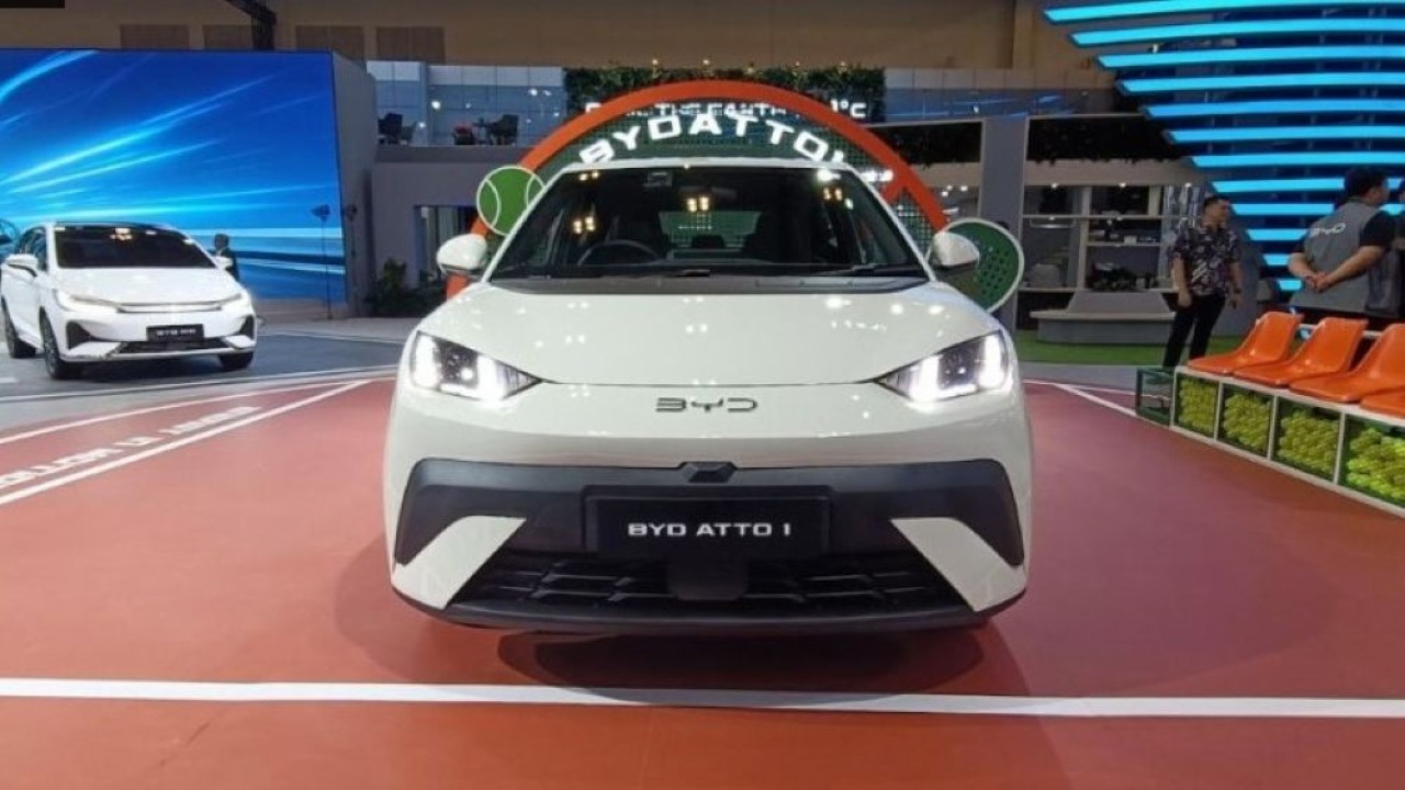 Mobil listrik BYD Atto 1. (Foto: Adiantoro/NTV)