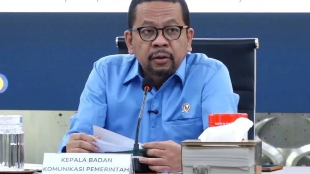 Kepala Badan Komunikasi Pemerintah (Bakom) Muhammad Qodari di Kantor Bakom, Jakarta.. (Antara)