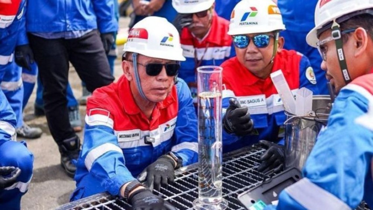 Komisaris Utama PT Pertamina (Persero), Mochamad Iriawan, melakukan Management Walkthrough (MWT) atau kunjungan kerja mendadak ke Aviation Fuel Terminal (AFT) Ngurah Rai, Bali, pada Sabtu pagi (13/6/2026). (Foto: Dok/Istimewa)