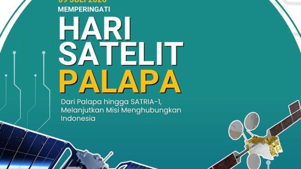 Hari Satelit Palapa. (Instagram)