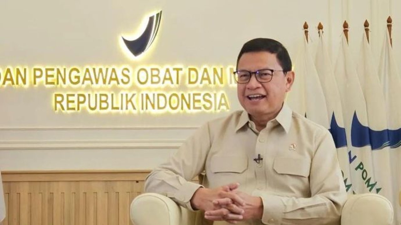 Kepala Badan Pengawas Obat dan Makanan (BPOM) Taruna Ikrar dalam wawancara bersama ANTARA di Jakarta (Antara)