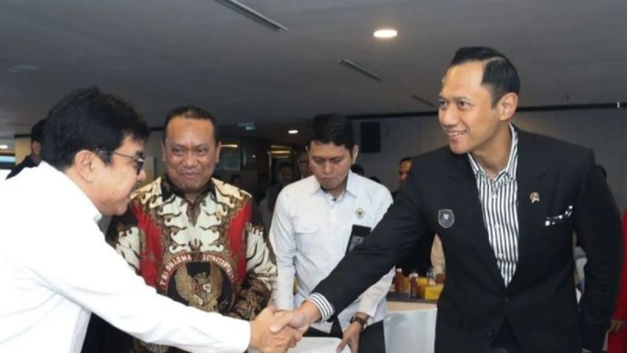 Menteri Koordinator Bidang Infrastruktur dan Pembangunan Kewilayahan (Menko IPK) Agus Harimurti Yudhoyono (Antara)