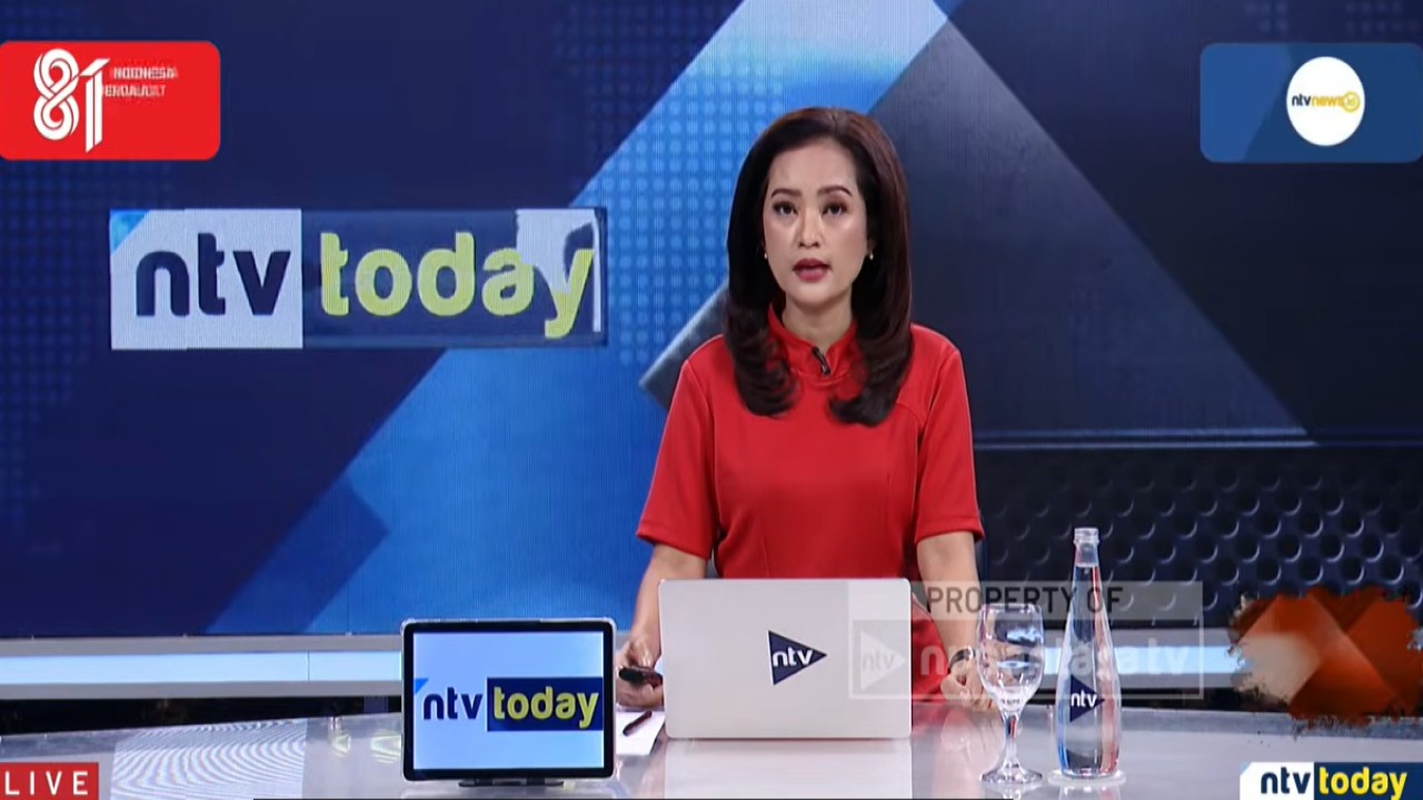 Program "NTV Today" tayang setiap hari pukul 11.00 WIB.